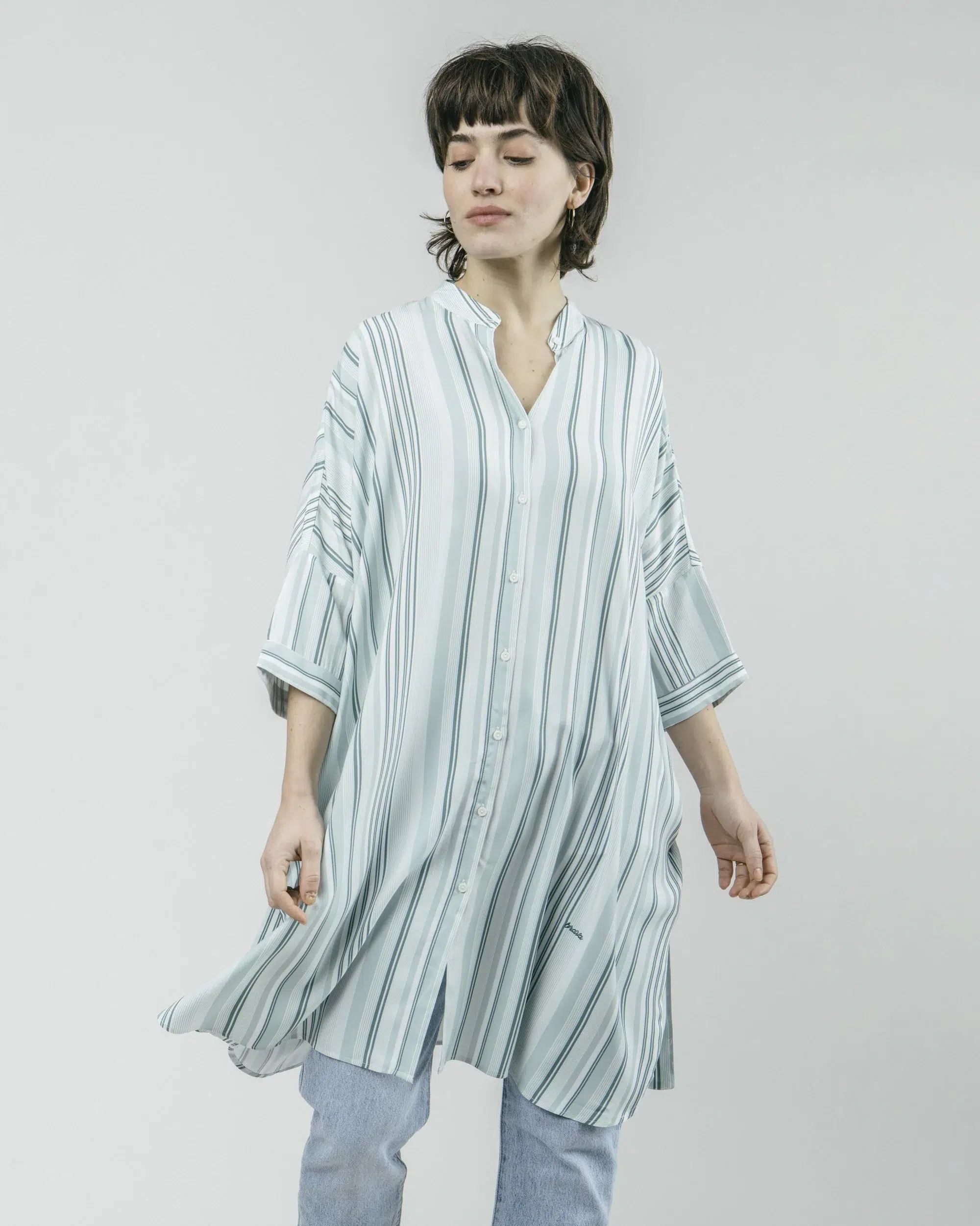 AP013 - Aqua Promenade Oversized Dress - Image 3